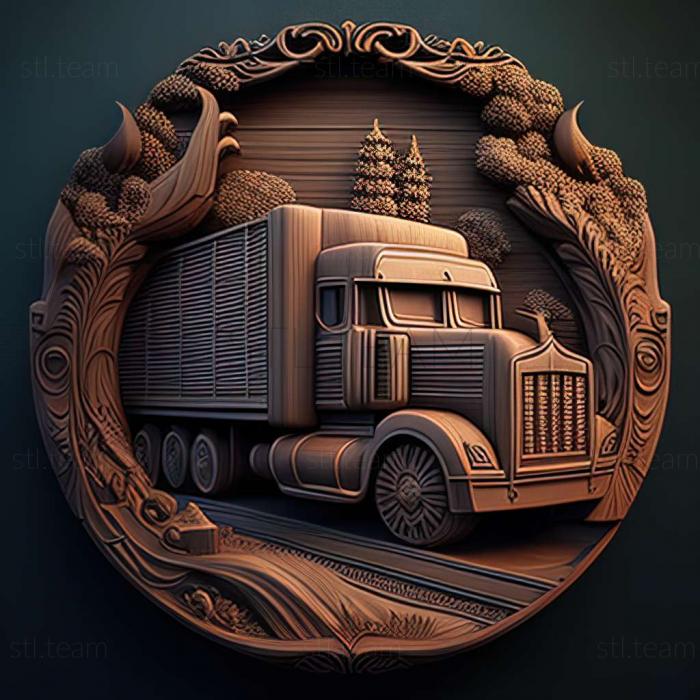 3D модель Гра Truck Simulator Europe (STL)